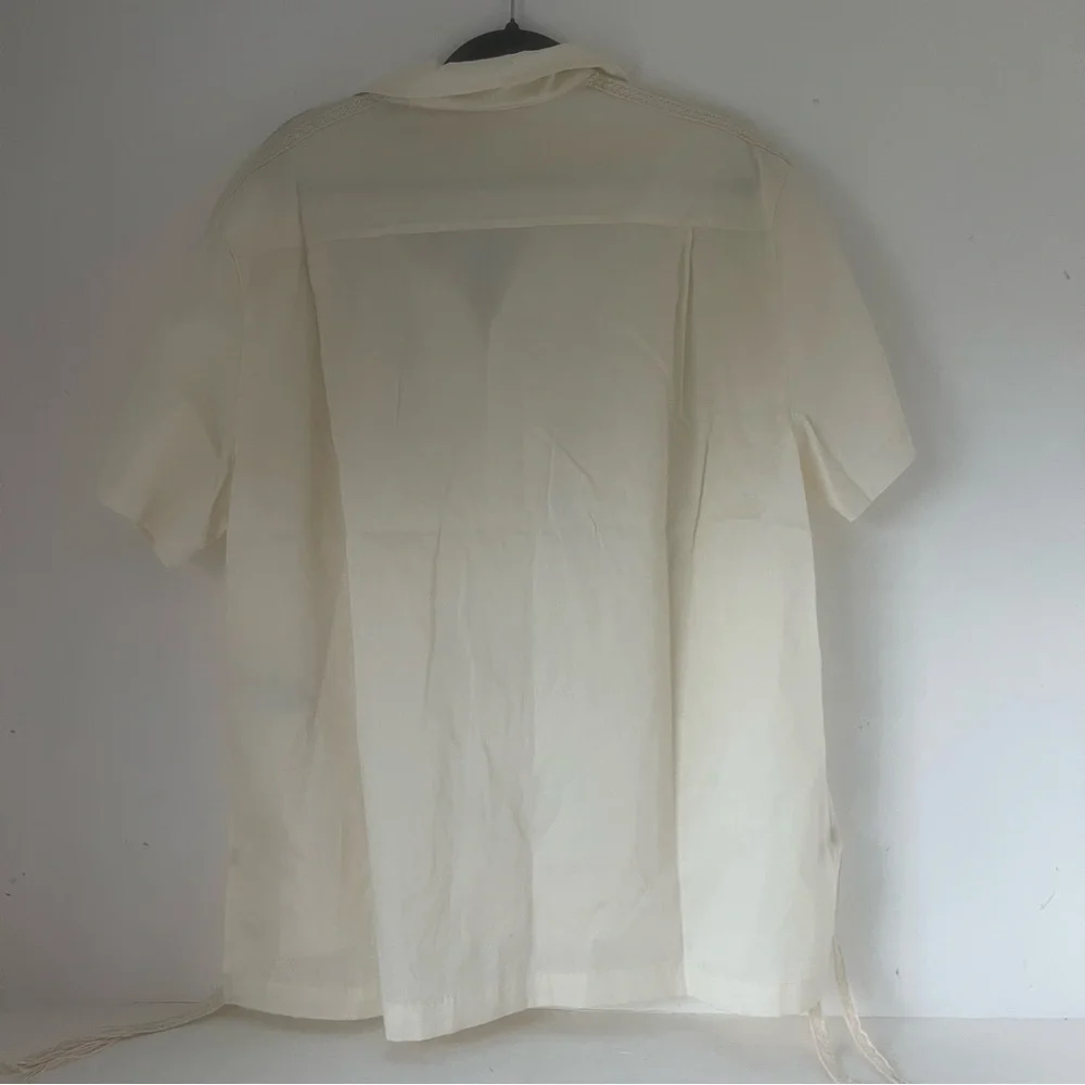 (L) Adidas X Clot Edison Chen Bowl Shirt Cream Limited Edition Unisex JP1599 NWT - Picture 2 of 4